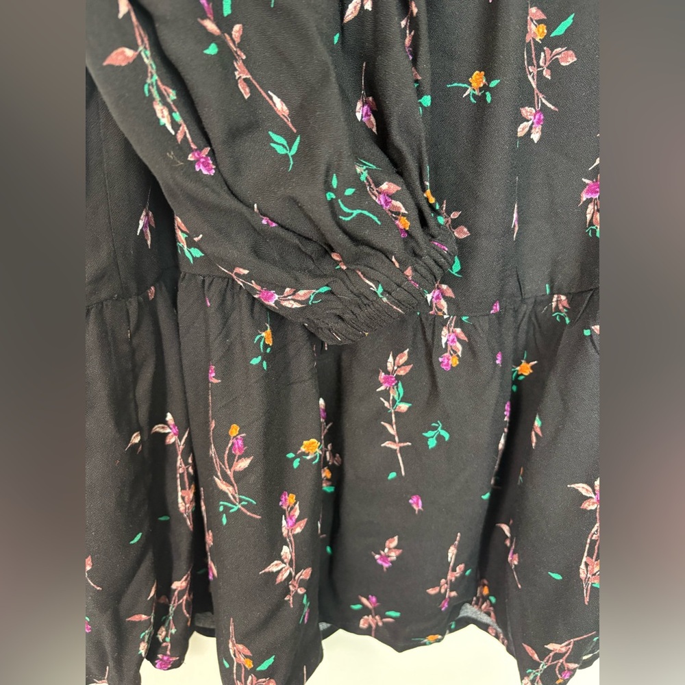 NWT AFRM Women’s Black Zipper Back Long Sleeve Dress Size XS Sku#200 - Picture 3 of 7